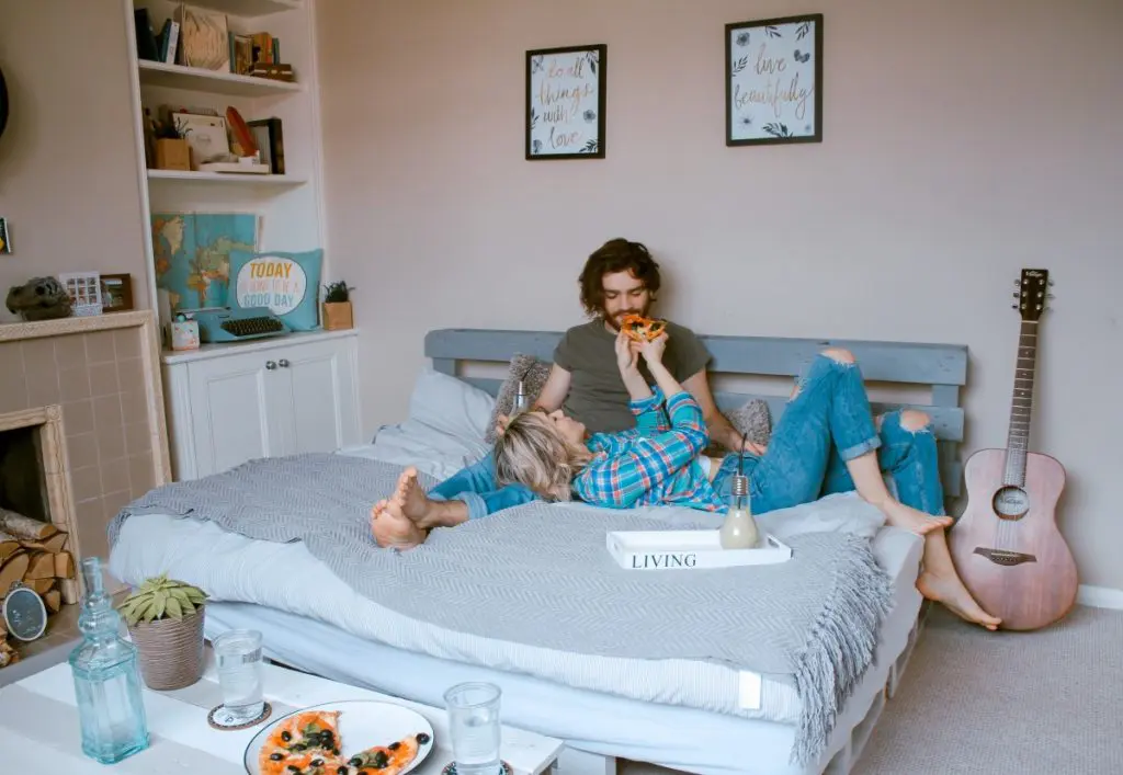 couple bed home