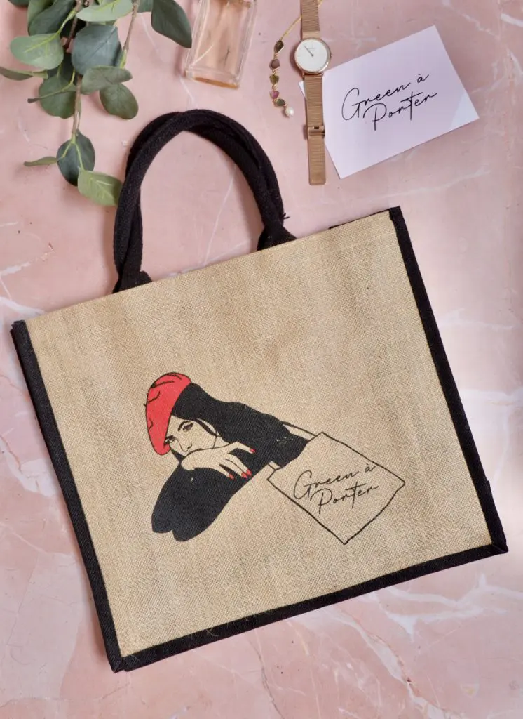 reusable jute bag