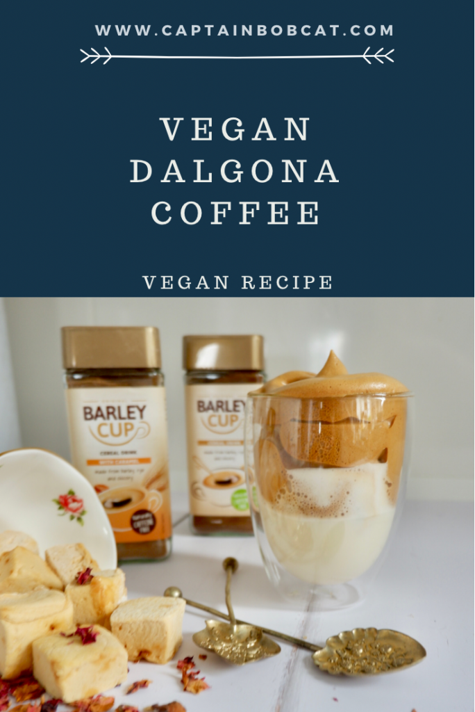 Vegan Dalgona Coffee Recipe Made With Barleycup 