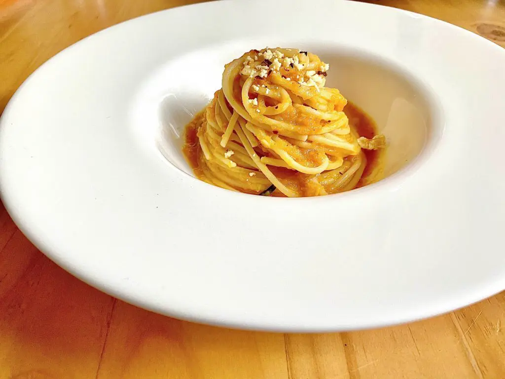 Spaghetti With Creamy Butternut Squash Sauce&nbsp;