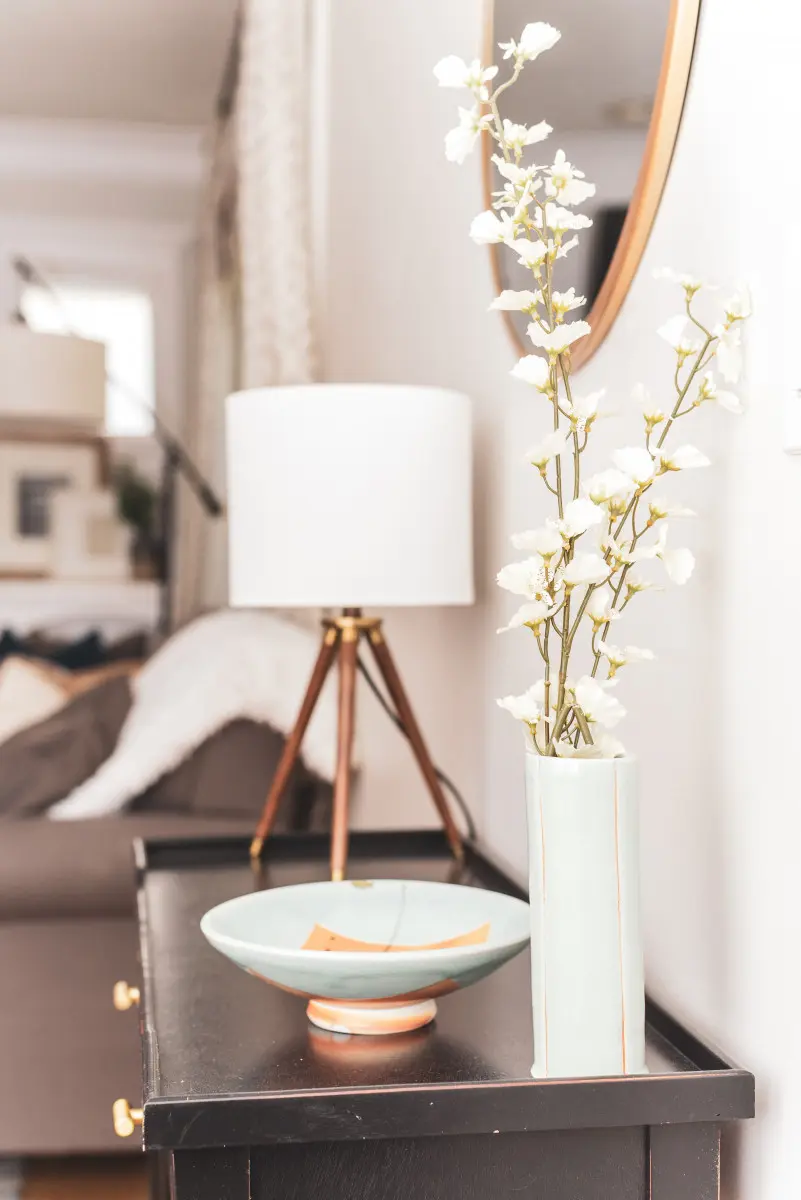 lamp interior flowers