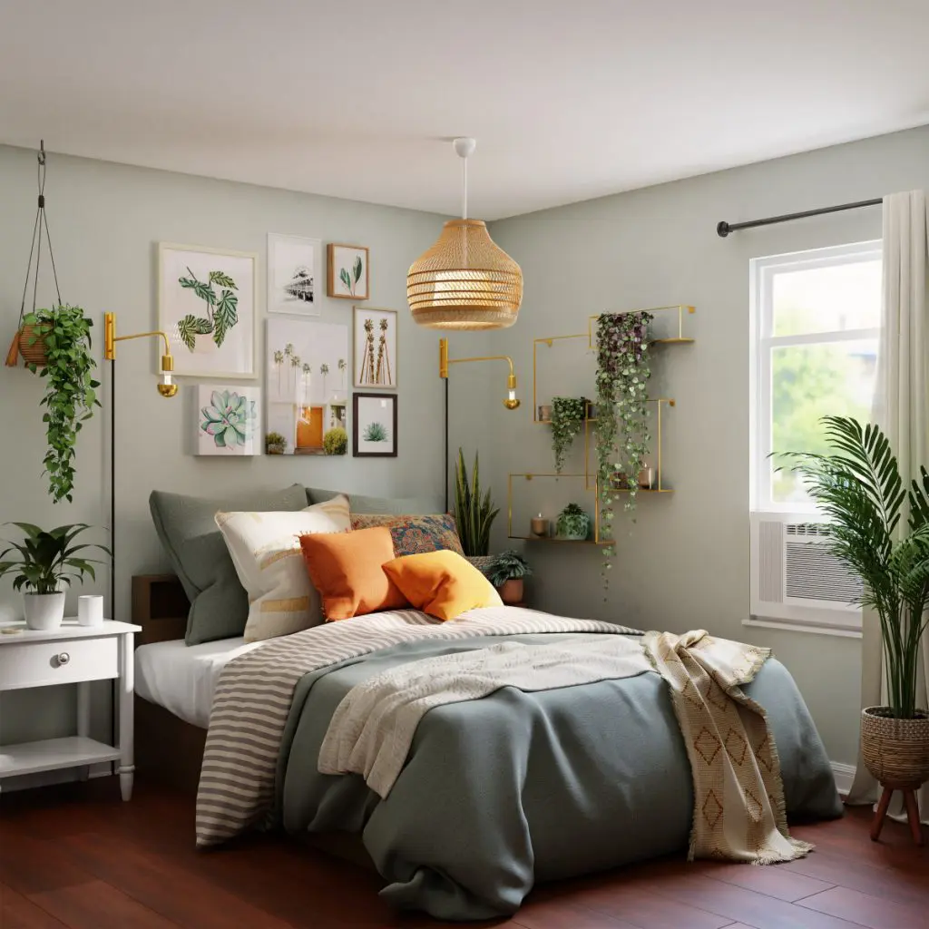 bed bedroom interior home