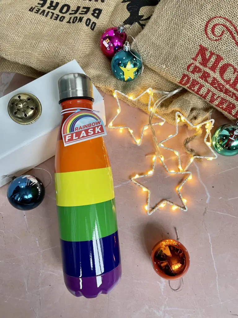 rainbow water bottle