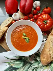 Roasted Pepper and Tomato Soup