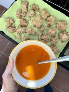 Vegan Buffalo Cauliflower Bites