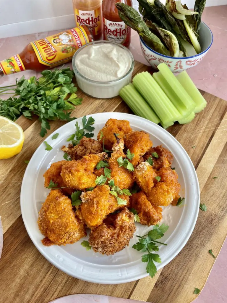 Vegan Buffalo Cauliflower Bites