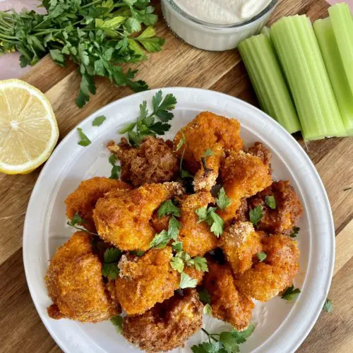 Vegan Buffalo Cauliflower