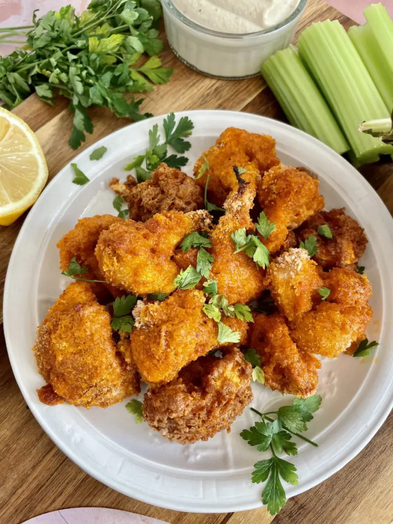 Vegan Buffalo Cauliflower Bites