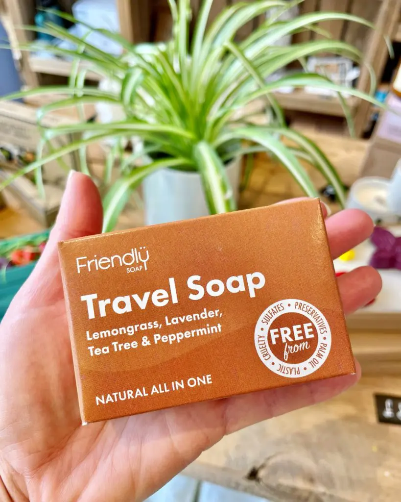 friendly travel soap
