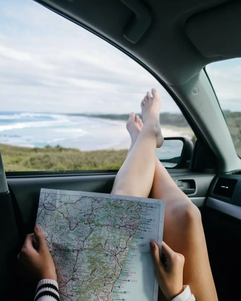 car travel map