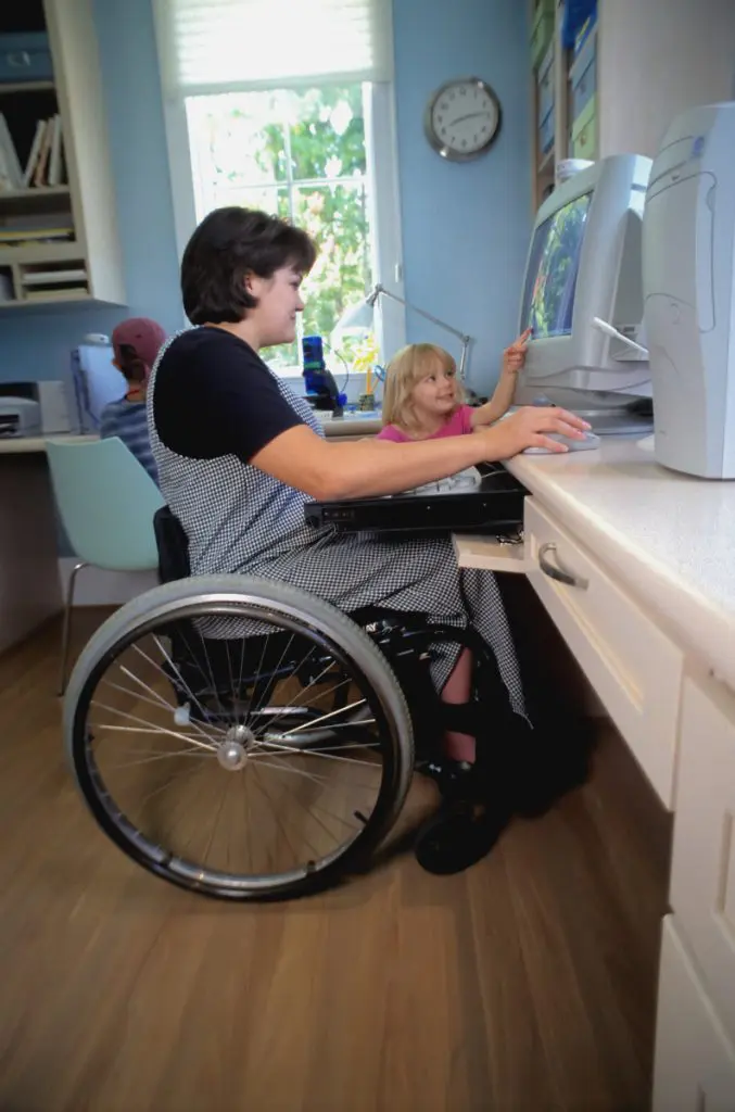 wheelchair mum