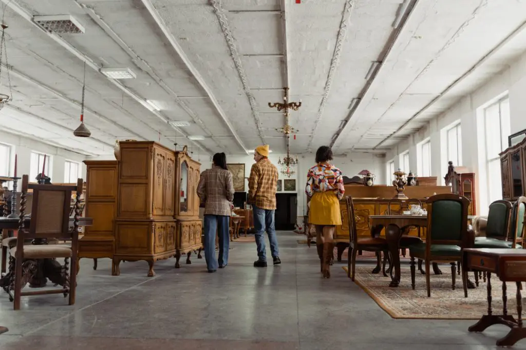antique furniture shop - How to let go of sentimental clutter