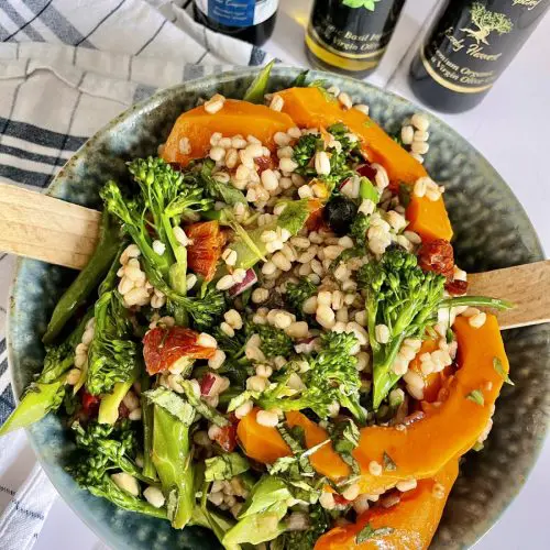 Butternut Squash, Tenderstem Broccoli and Pearl Barley Salad