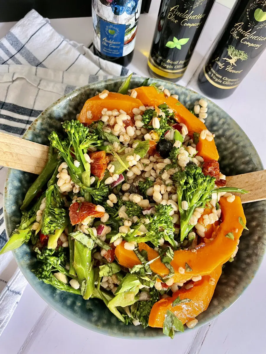 Butternut Squash, Tenderstem Broccoli and Pearl Barley Salad
