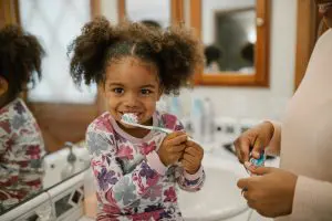 girl teeth dentist