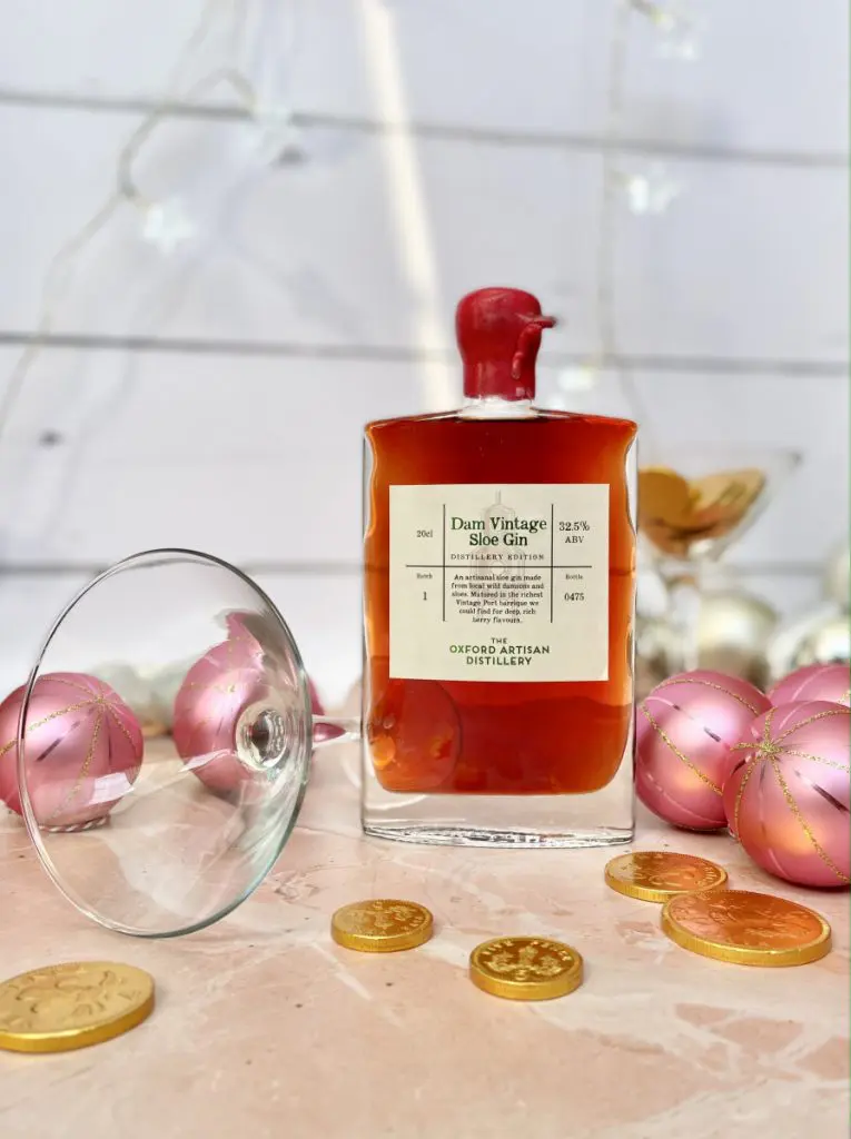 Sustainable And Ethical Christmas Gifts For Grown Ups 2022 - The Oxford Artisan Distillery Dam Sloe Gin