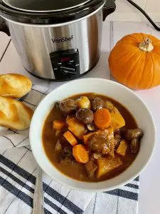 vegetable stew in slow cooker