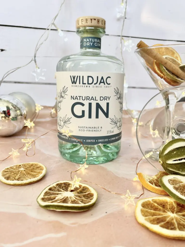 Sustainable And Ethical Christmas Gifts For Grown Ups 2022 - Wildjac Homegrown Distillery Naturally Dry Gin