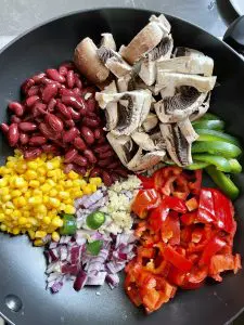 Vegan Mexican Beans Taco and Tortilla Filler