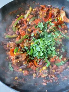 Vegan Mexican Beans Taco and Tortilla Filler