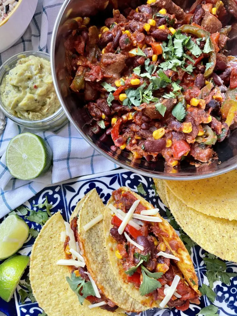 Vegan Mexican Beans Taco and Tortilla Filler Vegan Mexican Beans Taco and Tortilla Filler