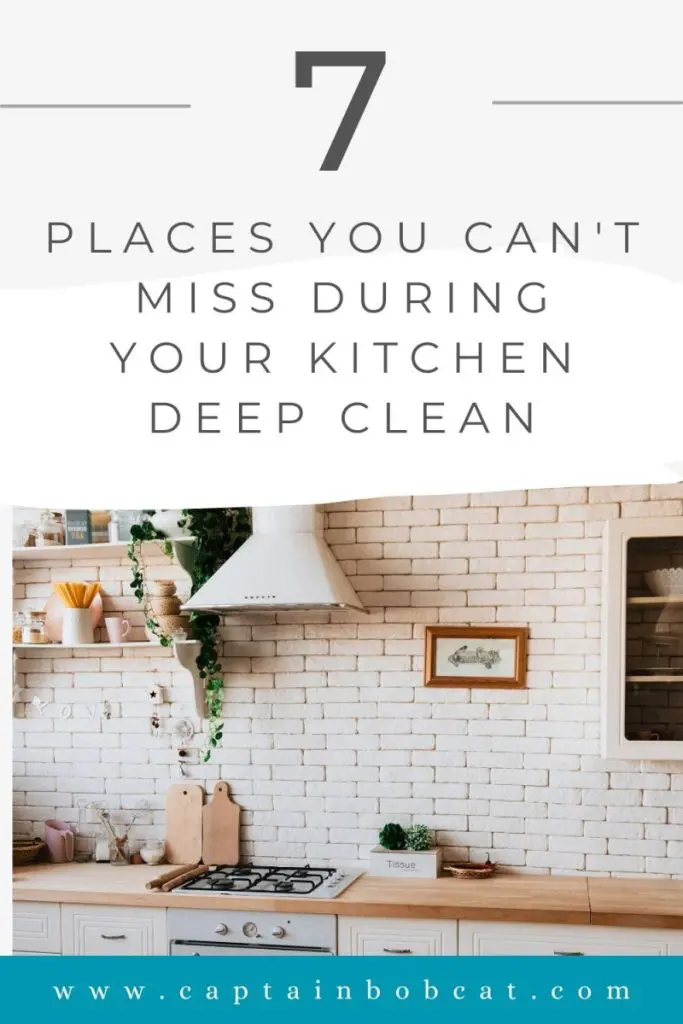 7 Places You Can't Miss During Your Kitchen Deep Clean