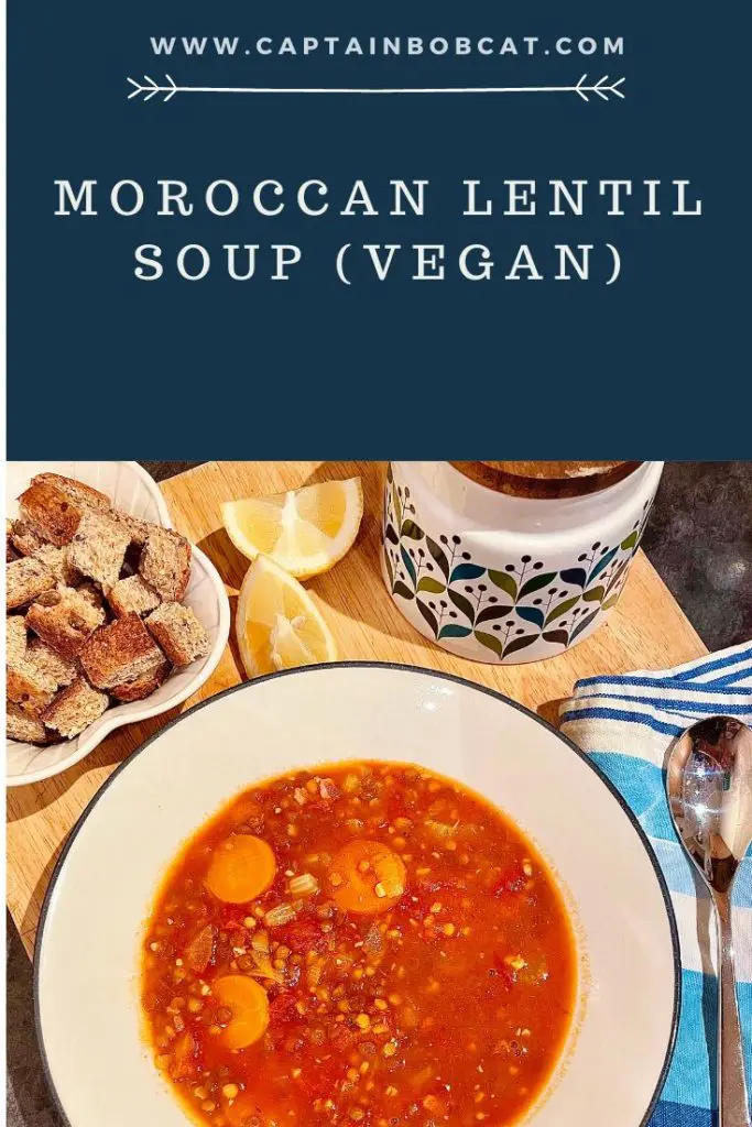 Moroccan Lentil Soup (Vegan)