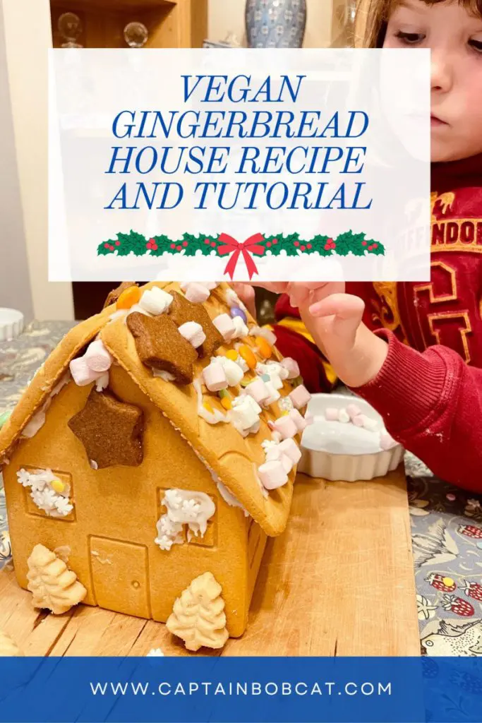 Vegan Gingerbread House Recipe and Tutorial