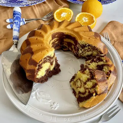 Vegan Chocolate - Orange Bundt Cake