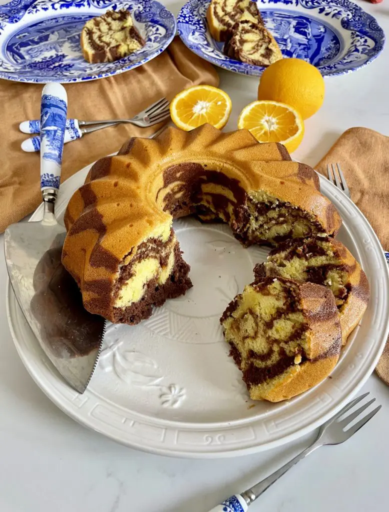 Vegan Chocolate - Orange Bundt Cake