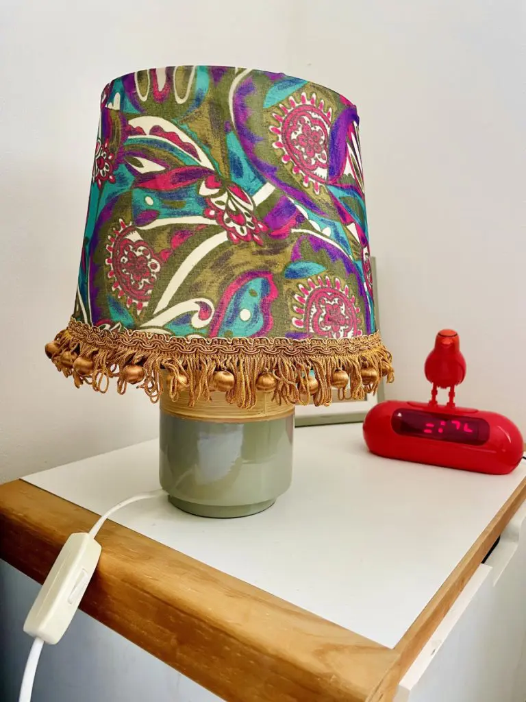 lampshade upcycling