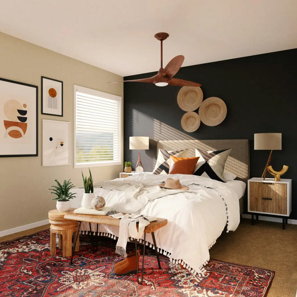 ceiling fam bedroom interior