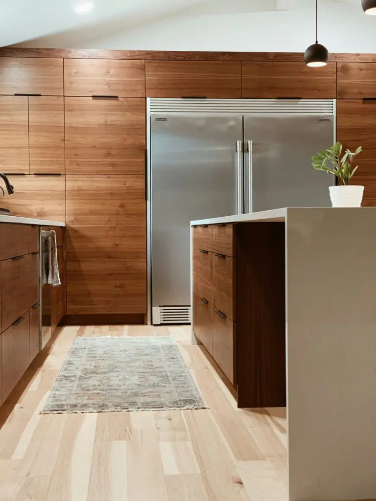 kitchen fridge floor