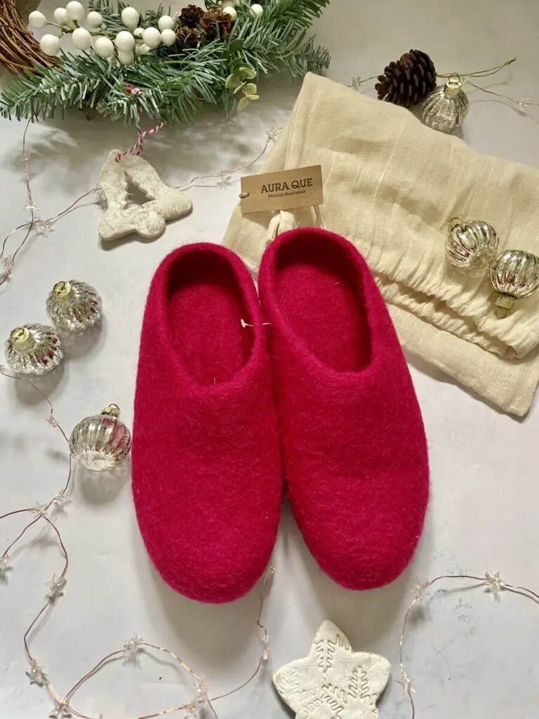Handmade Eco Felt Slippers