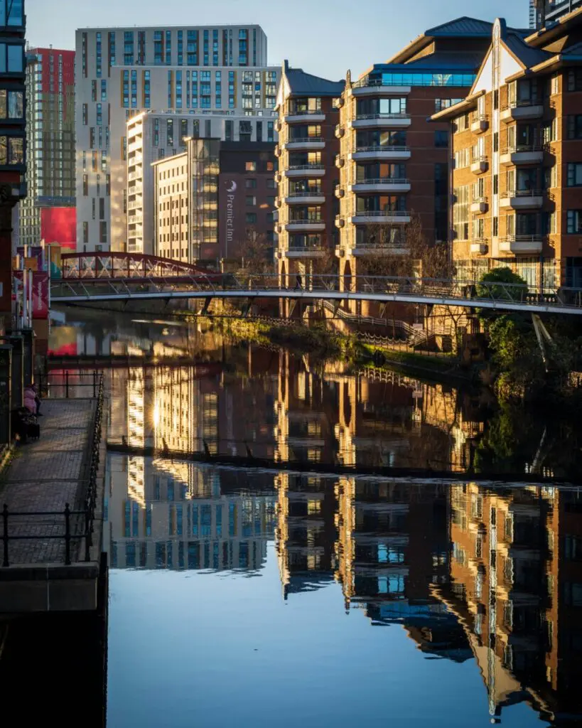 Manchester city UK canal