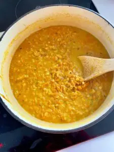 carrot and red lentil soup