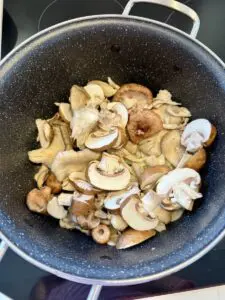 mushroom risotto