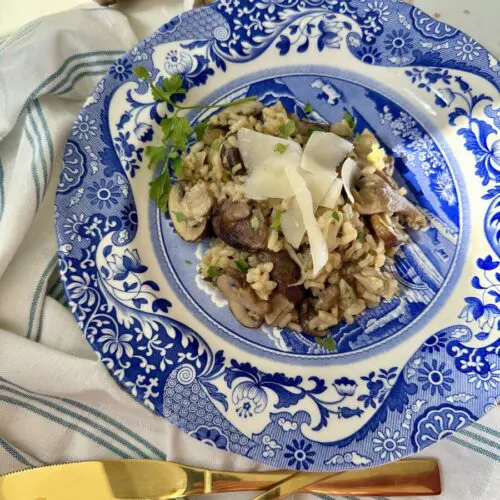 Mushroom risotto