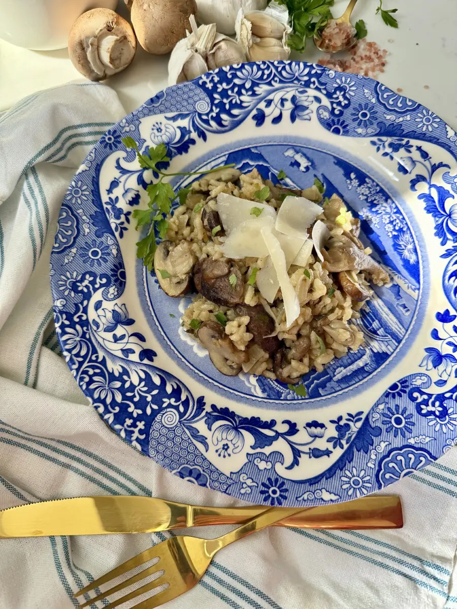 Mushroom risotto