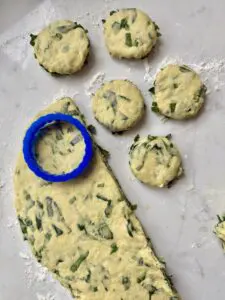 wild garlic scones