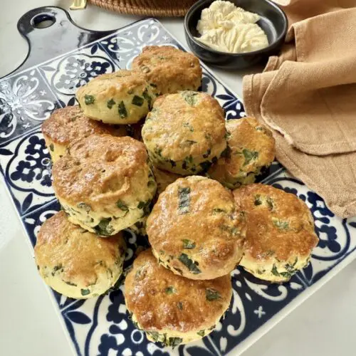 wild garlic scones