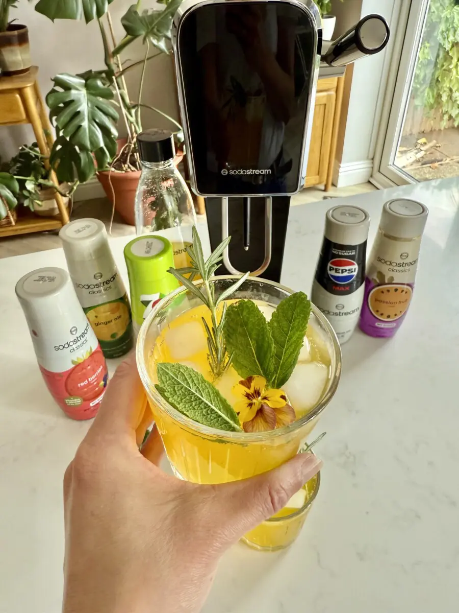 fizzy drink made with SodaStream ART