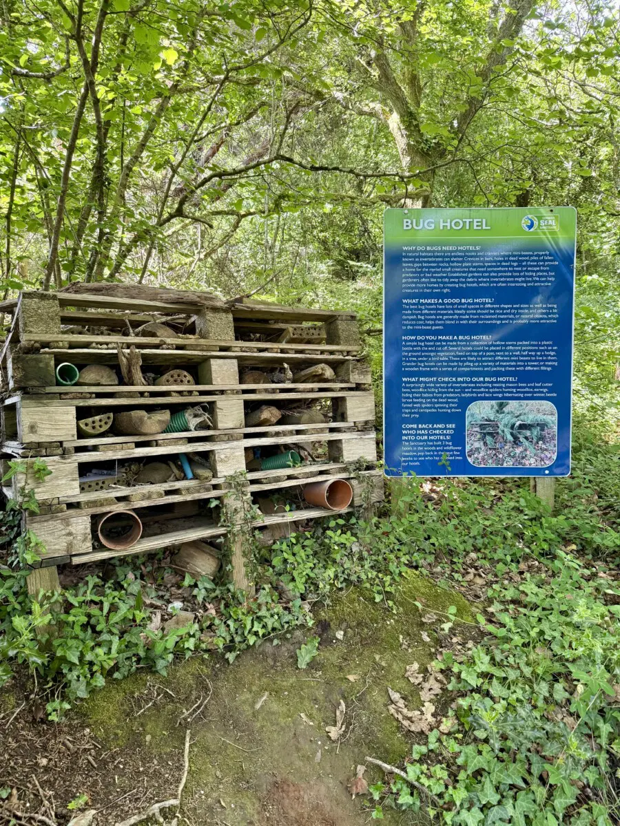 Cornish Seal Sanctuary Review bug hotel
