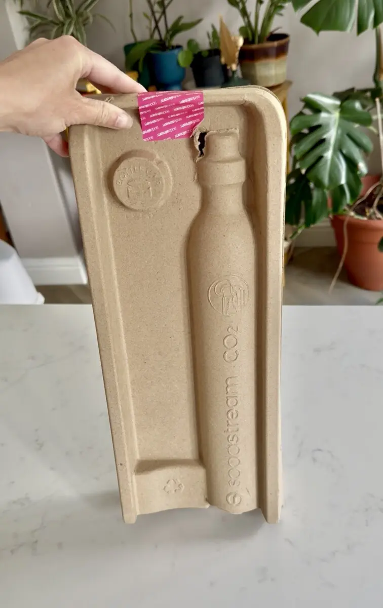 plastic free SodaStream ART packaging