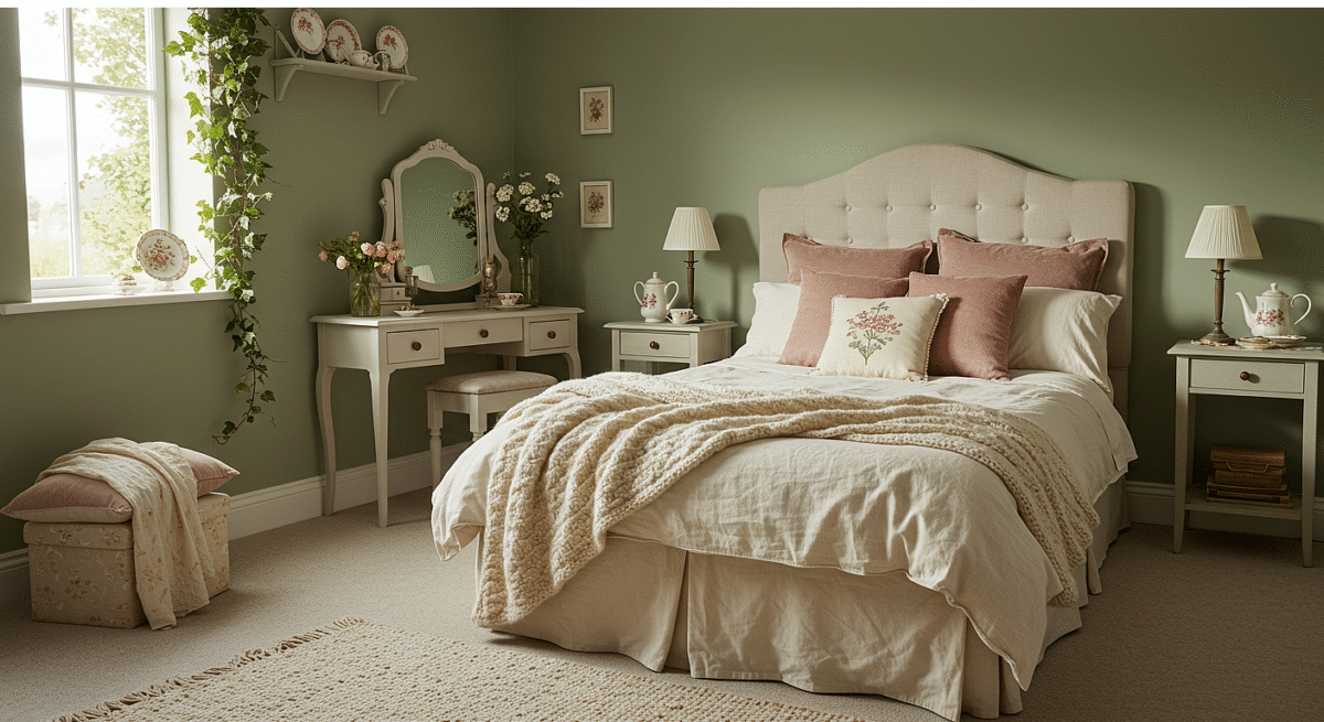 cottagecore bedroom look