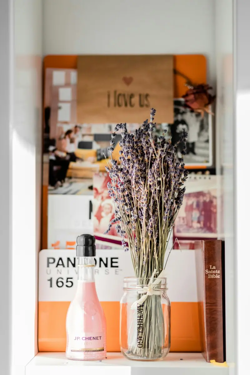dried lavender flowers