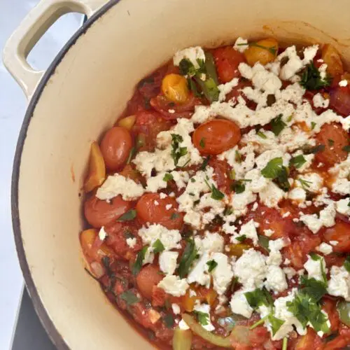 rainbow shakshuka recipe