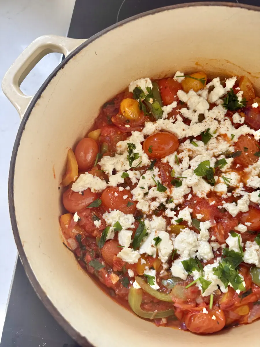 rainbow shakshuka recipe