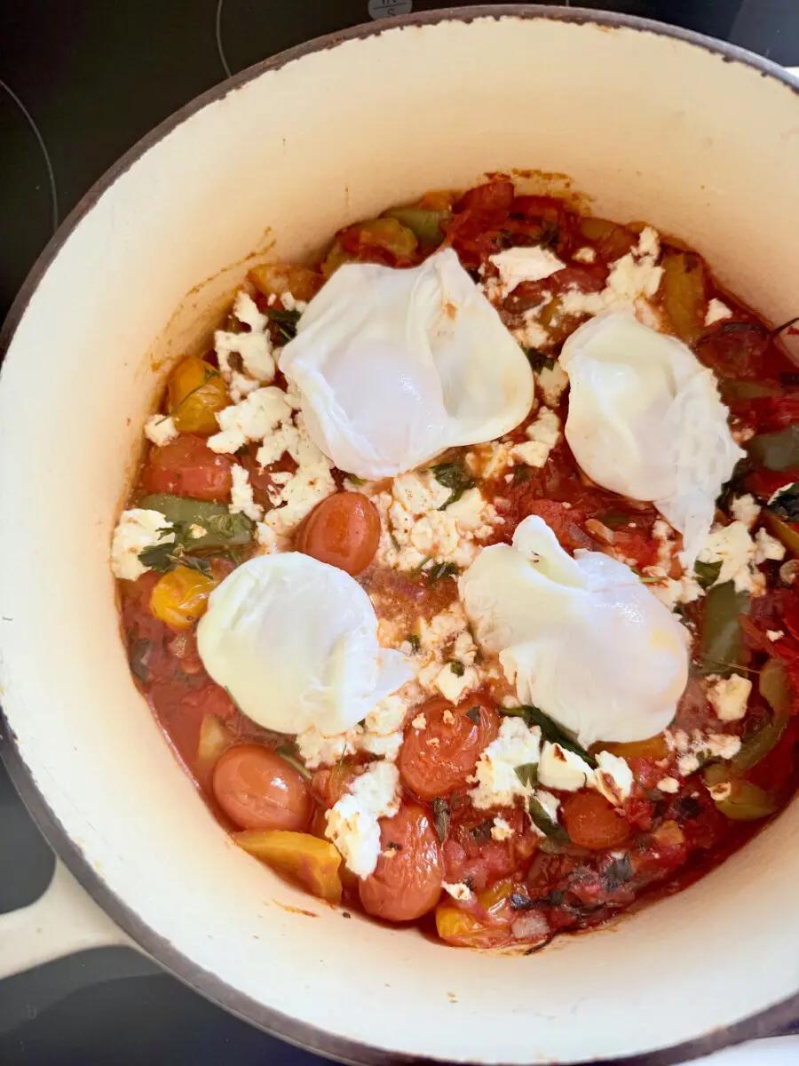 rainbow shakshuka recipe
