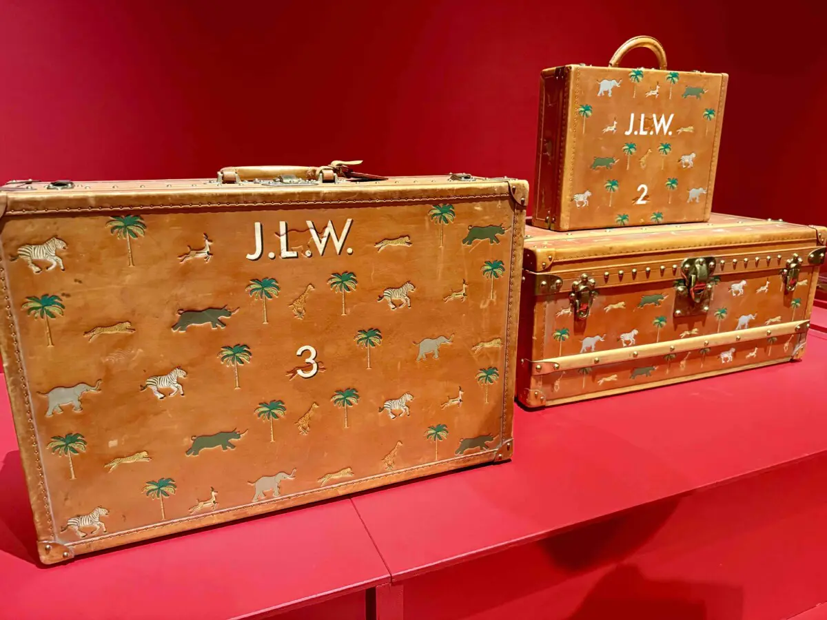 The Whitman brothers monogrammed suitcases from The Darjeeling Limited
